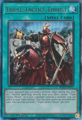 Triple Tactics Thrust - RA03-EN072 - Prismatic Ultimate Rare - 1st Edition